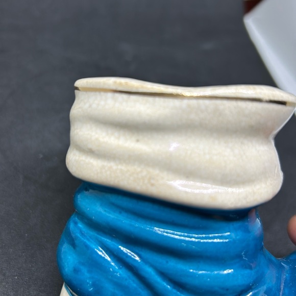 Occupied Japan Ceramic Blue Boot antique! - Picture 8 of 10